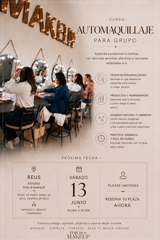 RESERVA Curso Automaquillaje para grupo